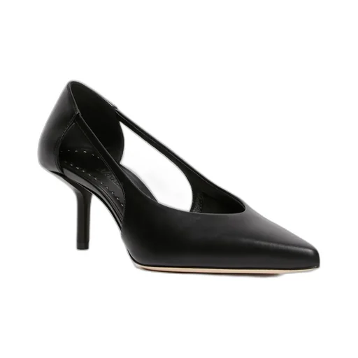 Pointed Logo Heels