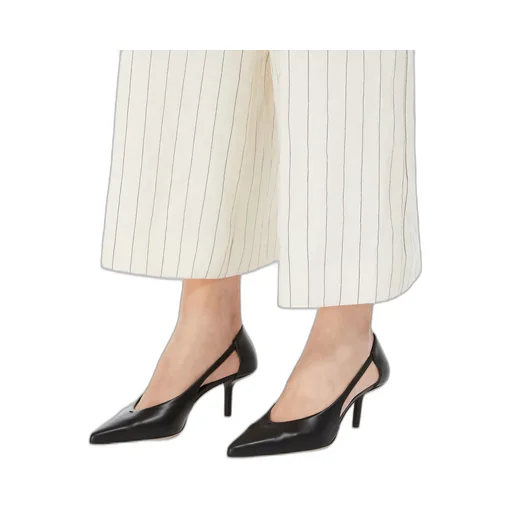 Pointed Logo Heels