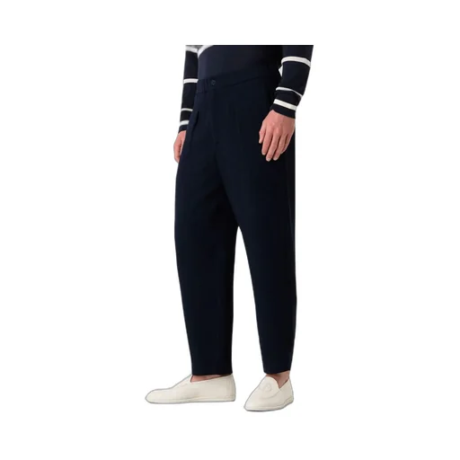 Giorgio Armani Pleated Detail Corduroy Trousers