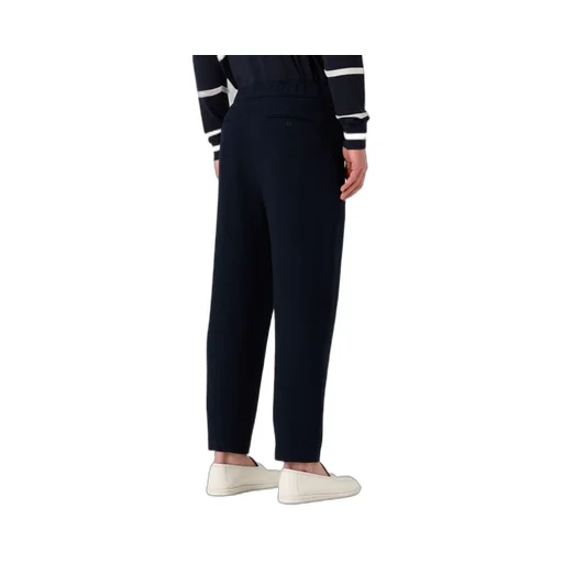 Giorgio Armani Pleated Detail Corduroy Trousers
