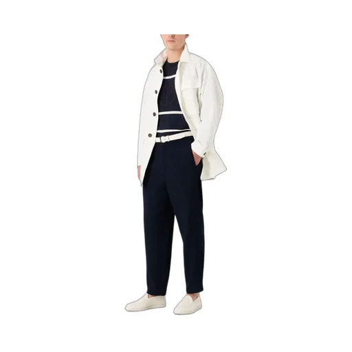 Giorgio Armani Pleated Detail Corduroy Trousers