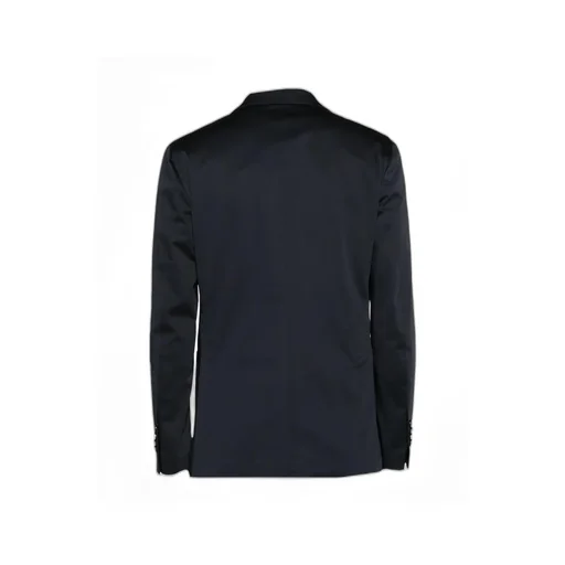 Single-Breasted Cotton Blazer