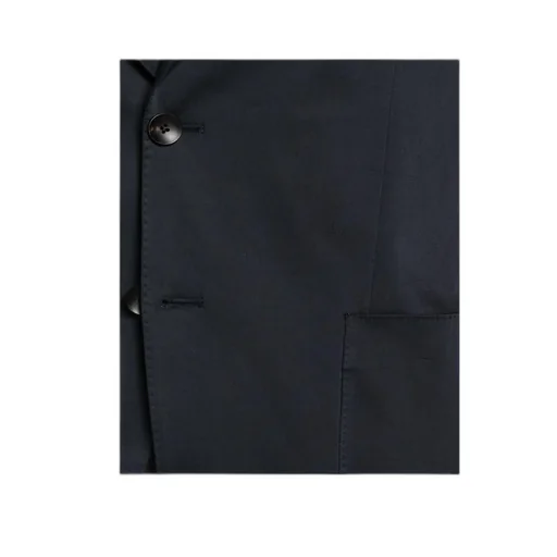 Single-Breasted Cotton Blazer
