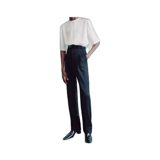 Saint Laurent Crewneck Short-Sleeved T-Shirt