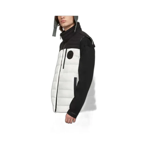 Down Vest With Standing Neck