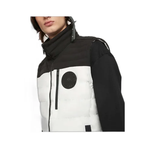 Down Vest With Standing Neck
