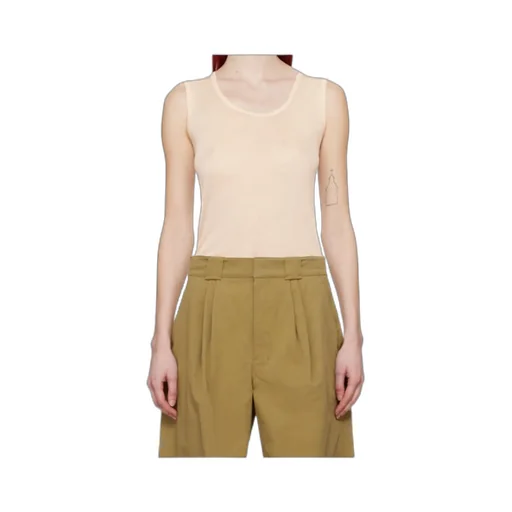 Lemaire Semi-Sheer Ribbed Knitted Tank Top