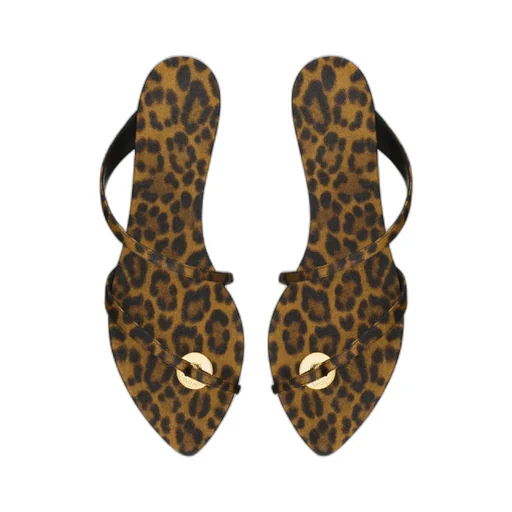 Saint Laurent Tanger Open Toe Slides
