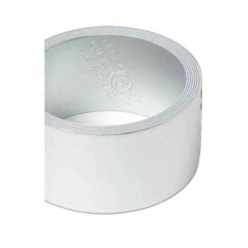Mm6 Maison Margiela Logo Engaved Large Bracelet