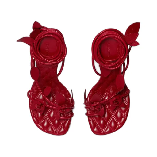 Burberry Ivy Flora Ankle Strap Sandals​