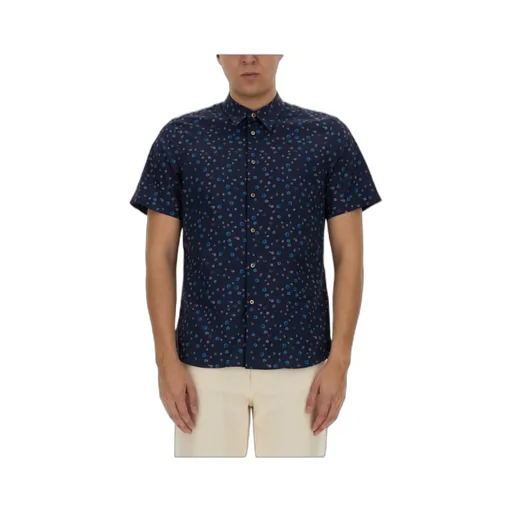 Ps Paul Smith Polka Dot Short-Sleeved Shirt