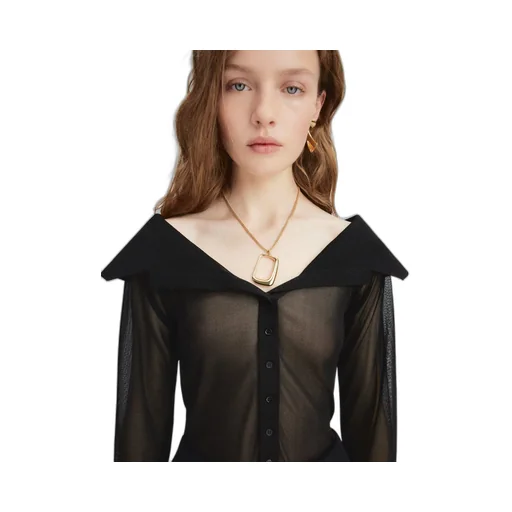 Clear Strapless Shirt
