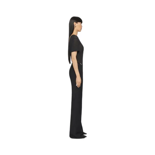 Voyou Flare Tailored Pants In Wool And Mohair