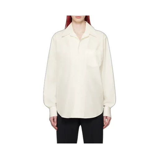 Mm6 Maison Margiela Cut Out Detailed Buttoned Shirt
