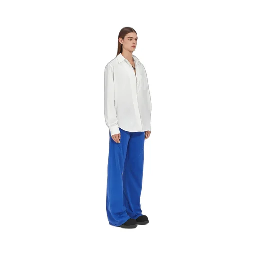 Mm6 Maison Margiela Cut Out Detailed Buttoned Shirt