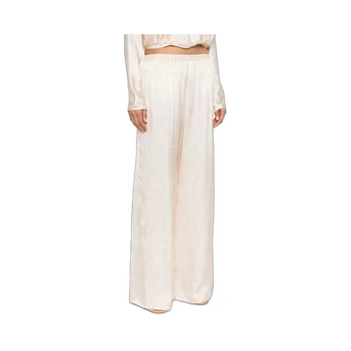 Forte Forte Flared Silk-Blend Pants
