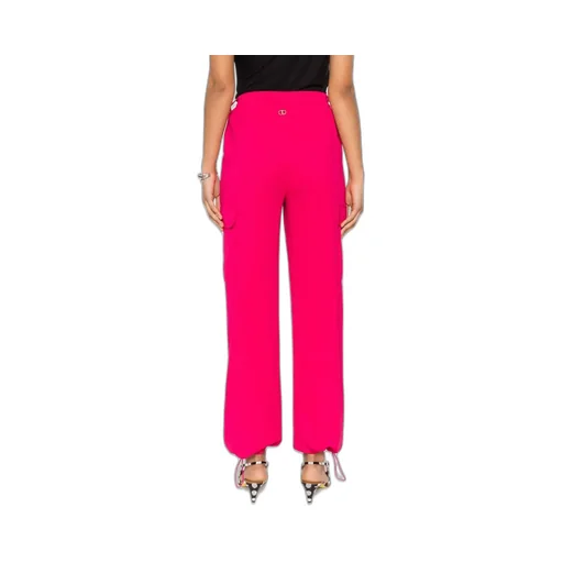 Straight-Leg Crepe Cargo Trousers