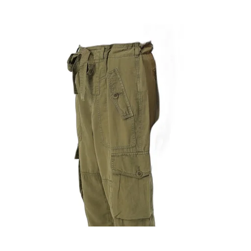 Bag Detail Work Casual Pants