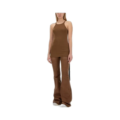 Rick Owens Raw Cut Hem Sleeveless Tank Top
