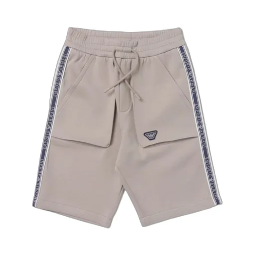 Logo-Stripe Track Shorts