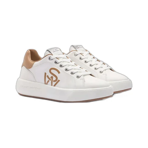 Lace-Up Round-Head Low-Cut Casual Shoes
