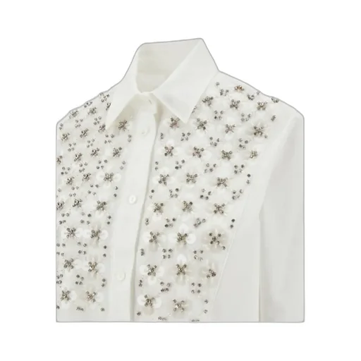 P.A.R.O.S.H. Embellished Long Sleeve Top