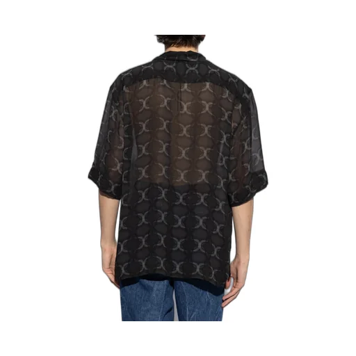 Dries Van Noten Geometric Printed Short Sleeved Shirt