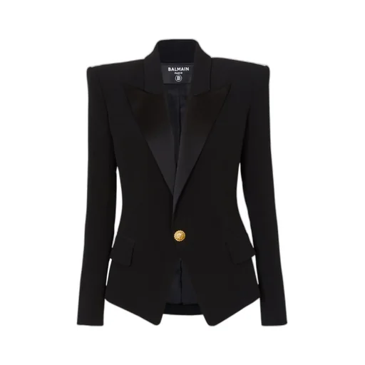 Balmain Single-Breasted Long Sleeved Jacket