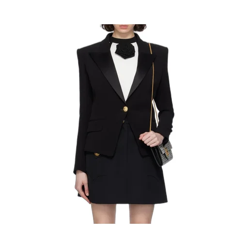 Balmain Single-Breasted Long Sleeved Jacket