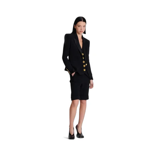Balmain Single-Breasted Long Sleeved Jacket