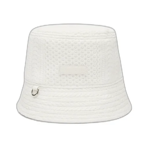 Jacquemus Le Bob Belo Cable Knit Bucket Hat