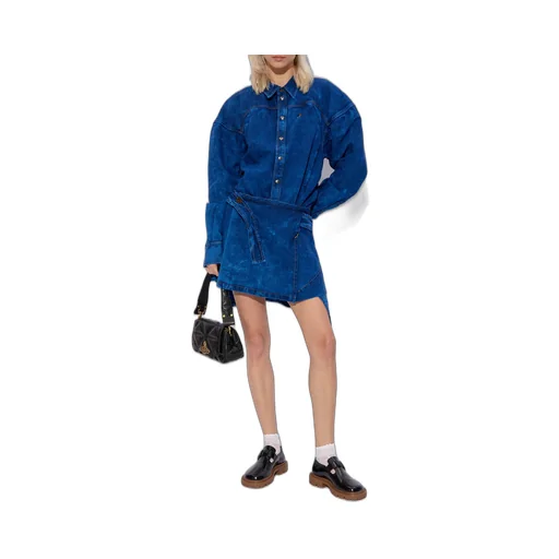 Vivienne Westwood Meghan Asymmetric Faded Mini Dress