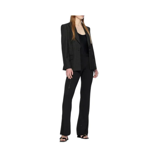 Versace Jeans Couture Logo Buckle Cut-Out Bodysuit