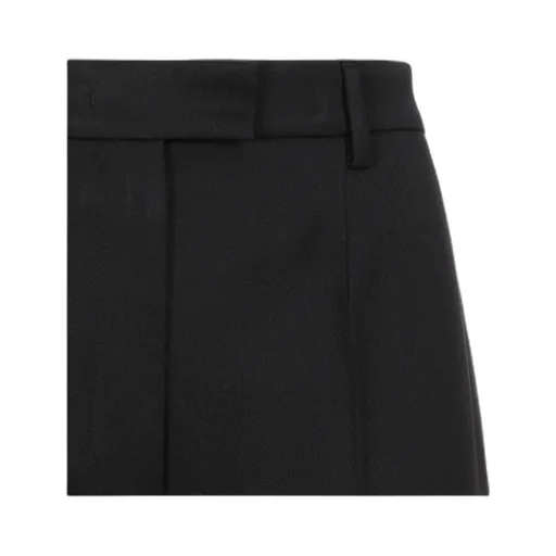 Prada Pleated Tapered-Leg Trousers