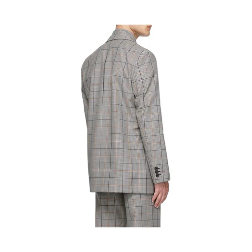 Marni Single-Breasted Checked Blazer