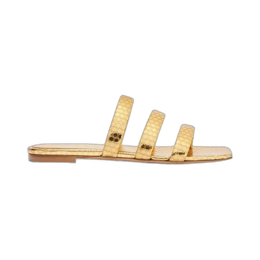Atomium Leather Slides
