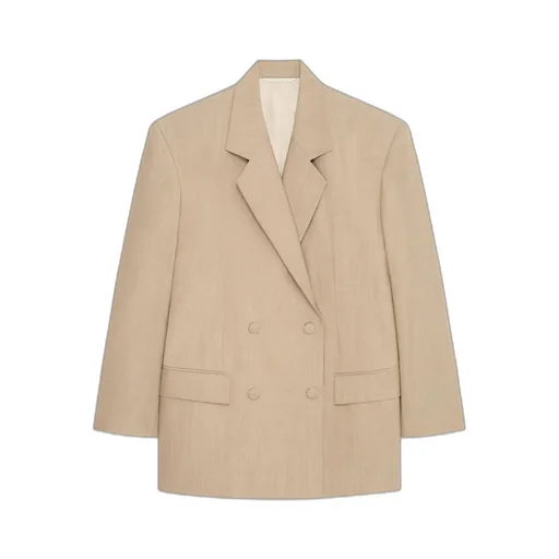 Double Breasted Jacket In Wool