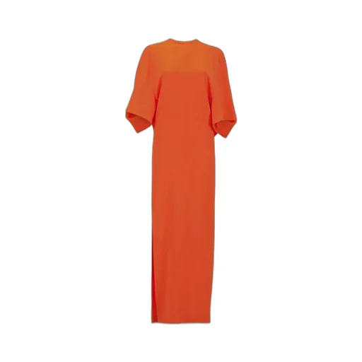 Half-Sleeve Maxi Dress