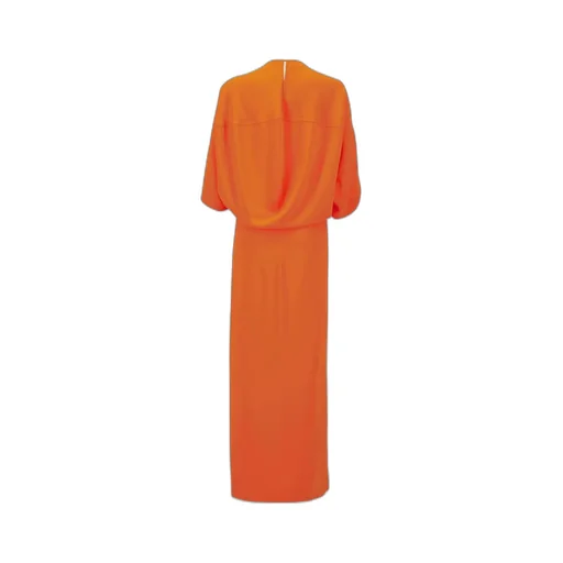 Half-Sleeve Maxi Dress