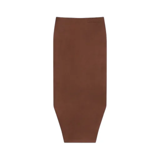 Asymmetric Skirt In Silk Satin Duchesse