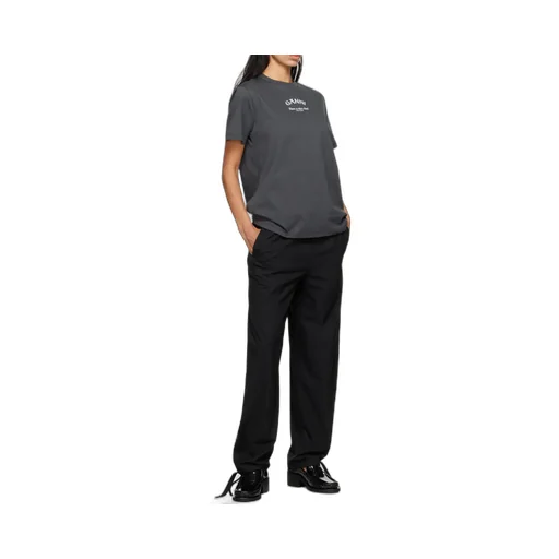 Ganni Drawstring Elastic Waist Trousers