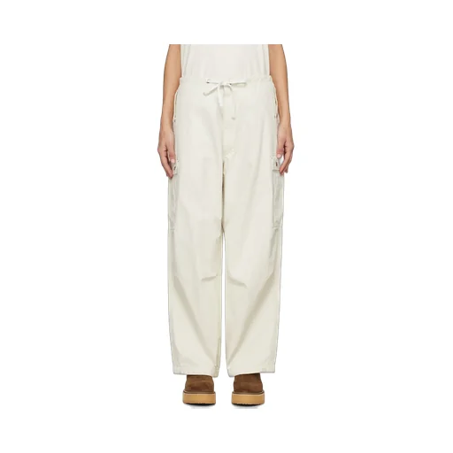 Drawstring Waist-Edge Casual Pants