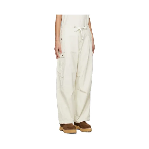 Drawstring Waist-Edge Casual Pants