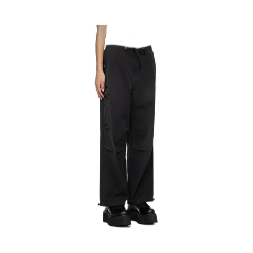 Drawstring Waist-Edge Casual Pants