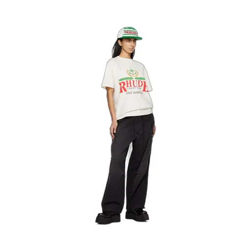 Drawstring Waist-Edge Casual Pants