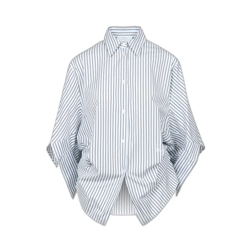 Lapel Vertical Pattern Shirt