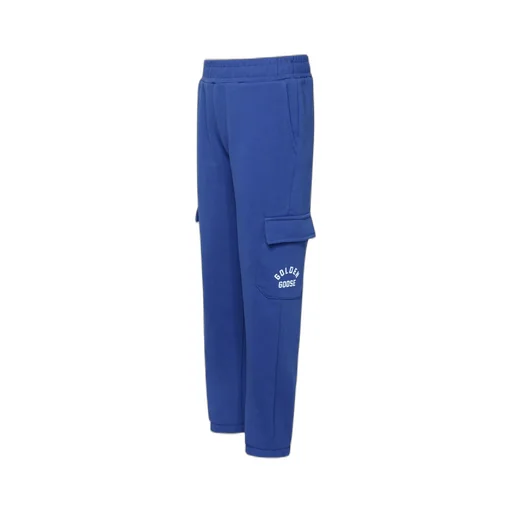 Golden Goose Kids Logo Patch Track Pants