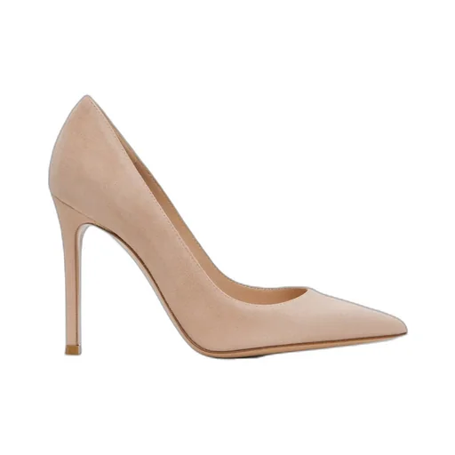 Pointed Logo Heels