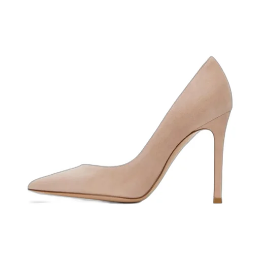 Pointed Logo Heels