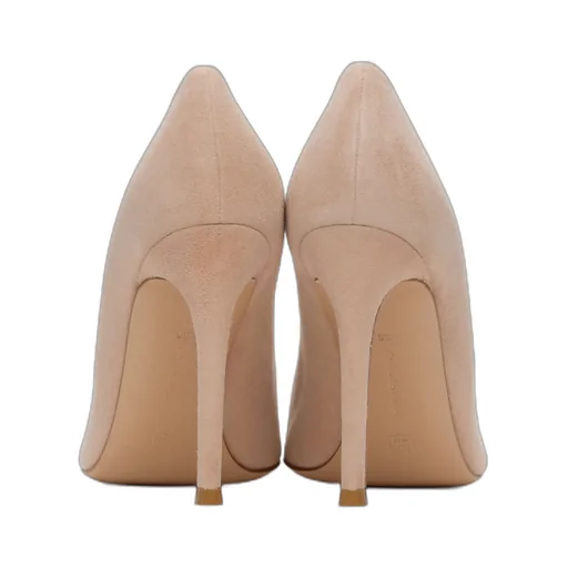 Pointed Logo Heels